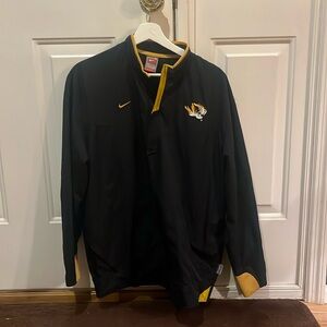 Nike Mizzou Quarter Zip Windbreaker